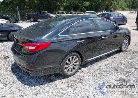 2016 Hyundai Sonata Sport z USA, uszkodzony, nr VIN 5NPE34AF8GH414826